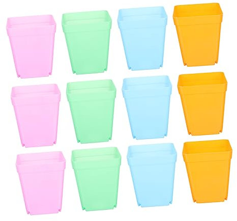 BESPORTBLE 40St Kleiner quadratischer Blumentopf Starttopf Samenkeimbecher zimmerpflanzen Pflanzenaufzucht Töpfe für Pflanzen kleine Blumentöpfe Pflanzenstartschalen gefrostet Container 7c
