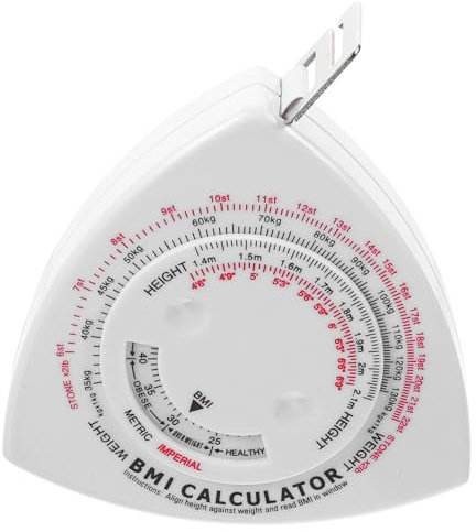 UKCOCO Bmi Health Scale Body Measuring Tape Circumference Waist Metric Tape Measure for Body Measurement