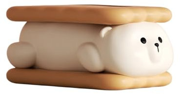 CCKUHN Copri Scatola per fazzoletti, organizzatore Porta fazzoletti per Biscotti creativi con Orso, Dispenser per tovaglioli Decorativi in Resina per Soggiorno Camera da Letto (Colore : A