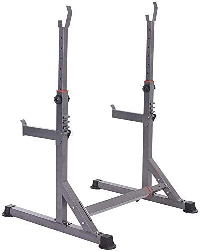 GKJHTED Kniebeugenständer, Dipping-Station, Gym GHT, Bankdrückständer, Langhantelablage, Kniebeugenständer, Multifunktions-Bankdrücken, verstellbare Kniebeugen-Langhantel-Power