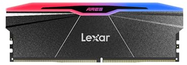 Lexar 48GB (2x24GB) ARES RGB DDR5 RAM 8000MT/s CL40 1.35V Desktop Memory - Intel XMP 3.0 Compatible, Black (LD5U24G80C40BR-RGD)