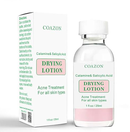 Anti Acne Face Serum - Salicylic Acid Drying Lotion - Overnight Acne Drying Lotion - Anti Acne Serum Dry Out Blemishes & Pimple Reduce Redness - Pimple Lotion - Spot Treatment for All Skin Types