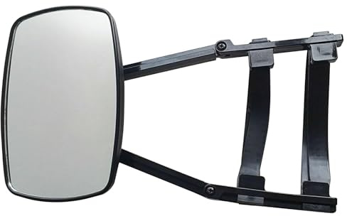 Rétroviseurs de remorque de remorquage - Rallonge télescopique de rétroviseur latéral de voiture en PP, Miroir de caravane, Miroir extensible durable et stable pour voiture, caravane, camion,
