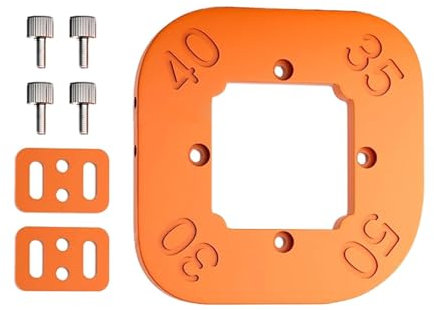 Radius Jig Router Modelli – La fresatrice 4 in 1 per il posizionamento della lama per la lavorazione del legno | Per il taglio di stencil gola è adatta per il taglio preciso della produzione di mobili
