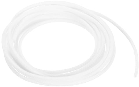 sourcing map PET Cable Tidy Sleeve,Cord Protector 10ft 1/8 White | Wire Tubing Cable Braided Sleeve,Cable Management Sleeve Cord Organizer for Wrap Protect Cable
