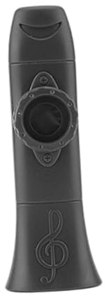 Colcolo Kazoo Flöte Mini Kazoo einfach zu spielen begleitende Musikinstrument mit Membranen für Musikliebhaber Erwachsene Klavier -, Grau