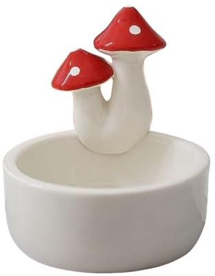 Candelador de champiñones, Quemador de Incienso de champiñones | Candeladores de luz de té de | Calentadores de Cera de luz de té Linda decoración del hogar para casa de Campo, cumpleaños