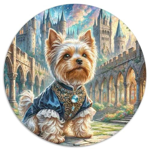 1000 Piece Yorkshire Terrier Jigsaw Puzzles for Adults Challenge Toy Family-Friendly Brain Teaser Decoration Jigsaws Birthday Gifts 1000pcs (67.5x67.5cm)