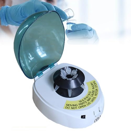 Lxwyq Mini-centrifugeuse, Mini-centrifugeuse de Bureau Portable pour Laboratoire, centrifugeuse de Table pour Laboratoire