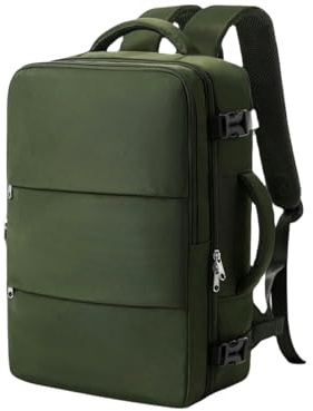 Gyios Rucksack Ryanair 40x20x25 Kabinen -Rucksack, 15,6 -Zoll -Laptop -rucksäcke Für Männer Frauen 40x30x20 Reisetasche, Business College School Carry On Gepäck-grün