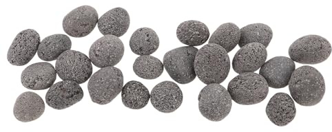 jojofuny Saunasteine 1 kg – kleine natürliche Lavasteine 2-3 cm für Dampfsauna & Saunaofen, gleichmäßige Wärmeleitung, langlebige Heizsteine für Innen- und Außeneinsatz
