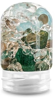 VitaJuwel GemPod Forever Young | Crystal Insert for VitaJuwel Bottles & Carafes with Aventurine, Aquamarine, Smoky Quartz & Clear Quartz - Cleansing/Detox, Stress-Relief & Serenity