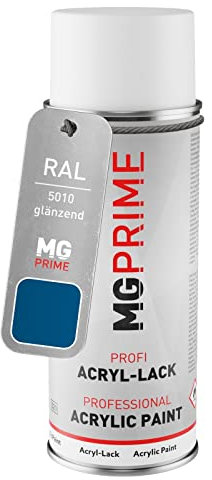 MG PRIME RAL 5010 Enzianblau/Gentian blue Spraydose 400 ml glänzend schnelltrocknend