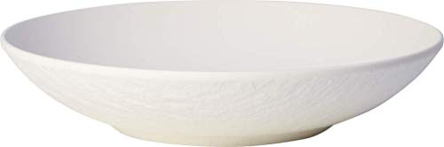 Villeroy & Boch Manufacture Rock blanc Schale flach weiß Premium Porcelain 1042402536