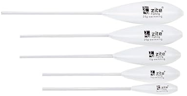 Zite Fishing Sbirolino-Posen | Sbirolino Set 5, 10, 15, 20, 25g Sbirolino Schwimmend | Schlepp-Pose für Forellenangeln mit Teig & Trout Spoon | Aerodynamisches Spirolino Design für hohe Wurfweiten