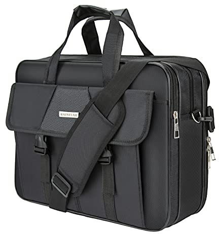 RAINYEAR Laptoptasche Aktentasche Business Tasche Passt bis zu 15.6 Zoll Laptop Tasche Umhängetasche Wasserdichte Notebooktasche Schultertasche für Herren Damen