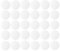 30x Cache vis adhésif autocollant diamètre 20mm bouchon trou meuble table chaise maison, blanc