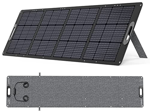 JustNow 200W Faltbares Solarpanel, Tragbares Solarpanel Solarmodul Solarladegerät,Faltung Solarladegerät Kit für Powerstation Generetion,Outdoor Camping und Garten Balkon Wohnwagen