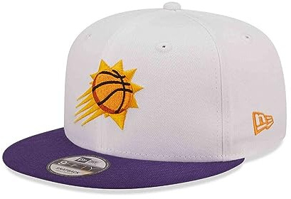 New Era NBA Phoenix Suns White Crown Team 9FIFTY Snapback cap, Größe:S/M