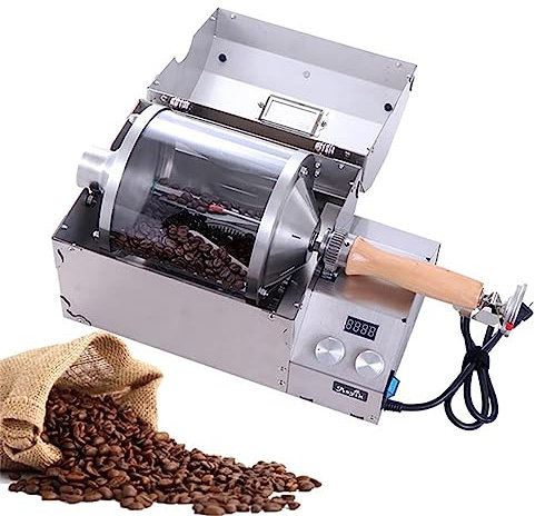JINTAOMA Coffee Bean Roaster,Electric Coffee Bean Roaster Home Coffee Roaster with Timing Function 500g,220V