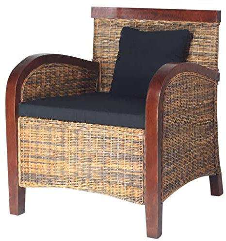 DYRJDJWIDHW Sessel,Sessel Wohnzimmer,Chair,stillsessel,Sessel Handgewebtes Rattansessel mit schlaffunktion,korbsessel,Lounge Sessel,
