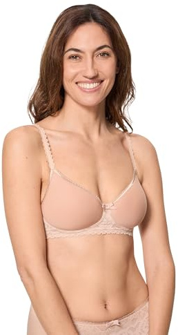 Playtex Reggiseno Senza Ferretto Spacer Donna x1, Skin, 36/4C