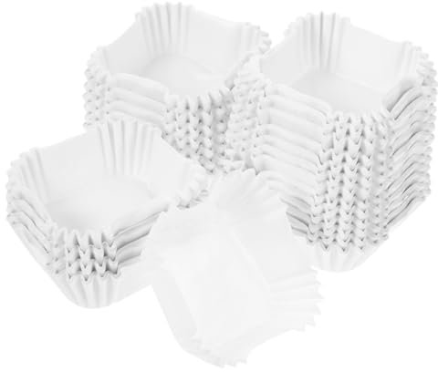 Amosfun 2000pezzi Pirottini in Foglio Per Muffin Grandi Pirottini Per Cupcake Per Muffin Per Jumbo Cupcake