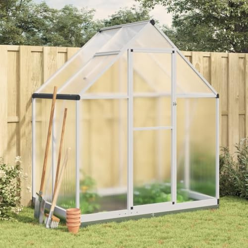 Gecheer Invernadero de Aluminio y Policarbonato: Protección para Plantas, Resistente al Clima, Fácil Montaje