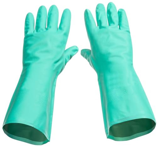 Guantes de lavavajillas Guantes de látex resistentes al aceite Guantes de cocina antiadherente Guantes de cocina antiadherentes para lavar platos Platos reutilizables Guantes de lavado grandes.