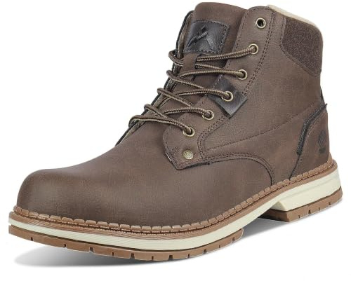 CC-Los Men's Casual Chukka Ankle Boots Non-Slip for Outdoor Hiking Walking | Upgraded Better Fit, Non-Slip Sole, Soft Toe, Versatile Style, Work & Casual, Water-Resistant