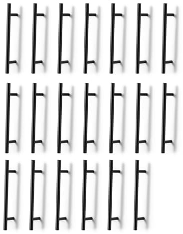 M.J COMFY-LIFE 20 Pack Cabinet Kitchen Handles, Bathroom Cabinet Handles (Black, 160mm)