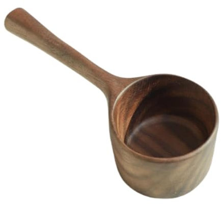 LOVIVER Cucharada de café cucharadita de Mango Largo Espresso Spoon Groy de café la Bola de café para café té de té de Hoja Suelta