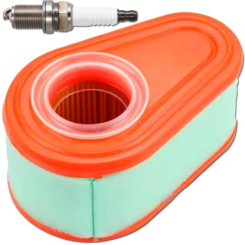 Qiuwanzia 792038 Luftfilter für Briggs & Stratton DOV 700/750 Motoren | für Stens 100-913 für Oregon 30-161 für Rasenmäher, Rasentraktor, Aufsitzmäher 790388 mit Zündkerze