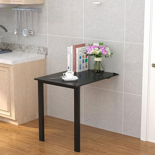 Pounjsd wandklapptisch küche 75cm, wandtisch klapptisch, Schreibtisch klappbar Wand klein, wandtisch klappbar, Wandhalterung Schreibtisch herunterklappen für Food Truck Restaurant, Garage, Wäscherei