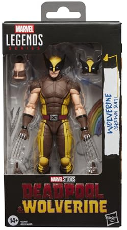 Marvel Legends Series Wolverine (Brown Suit), Marvel Studios' Deadpool & Wolverine Movie Collectible 6-Inch Action Figure Gift