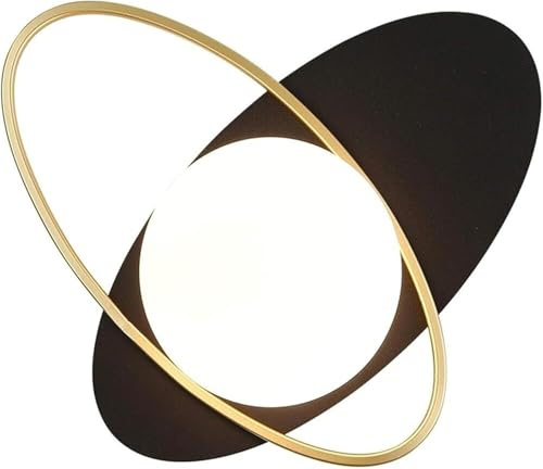 Applique da Parete Moderna in Vetro a Forma di Sfera - Applique da Parete Magic Bean con luci Decorative per Camera da Letto, Comodino, Soggiorno, lampade da Parete, lampade Vintage