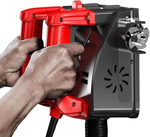 Electric Planer, Sander Concrete 1680W - 4000RPM Planing Machine for Wall Renovation, Paint Scraper, Putty, Cement Stripping Tools