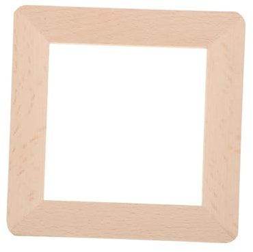 Mipcase Placa Pared Salida Madera Maciza Cuadrada Cubierta Protección Enchufes Decoración Minimalista Fácil Instalación Tapador para Sala y Hogar Modelo Único