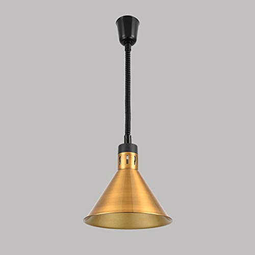 Teles Single Head Heating Lamp Lifting Self-Service Barbecue Lamp Commercial Food Pendant Light Kitchen Dining Metal Chandelier Metal Porch Ceiling Light Fixtures Bar Dining Light (d)