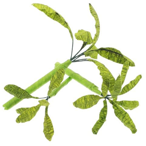 Toyvian Mini Bananiers Modèle Artisanaux Lot de 3 pour Décoration de Maquettes Architecturales et Scènes Miniatures Taille 5-7-9 CM pour Loisirs Créatifs