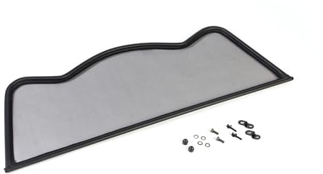Tief-Tech Windschott für Mazda MX5 89-05 - V-Style – Schwarz | Windabweiser | Windblocker | Wind Deflector
