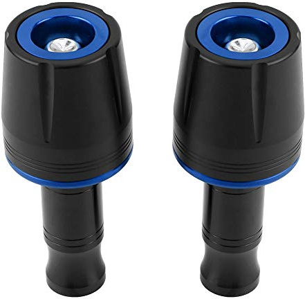 Aramox Frame Crash Slider,10mm Screw Universal Frame Sliders Crash Pad Protector Frame Crash Slider for Z125 MT07 CBR MSX (Blue)