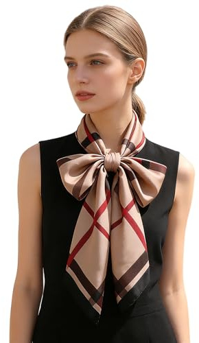 ZDMHSH Écharpe tendance 100% soie sentiment écharpe en soie comme foulards longs et légers crème solaire châles pour femme - Noir - taille unique