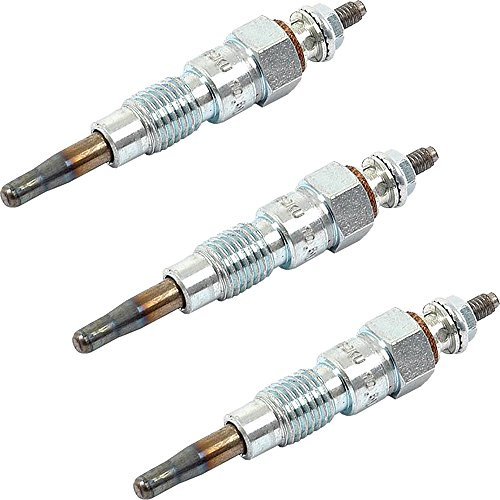 Set of 3 Fits Kubota Glow Plugs B5001 B5100 B6100 B7100 RC-15FD RC-20 RC-8FD KH-8