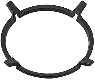 Amindz Gasherd Aufsatz Topfträger,16x3cm Wok Aufsatzring,Herd Untersetzer aus Gusseisen,Pot Herd Ständer Wok Rack für Gasherd Koch Cooker