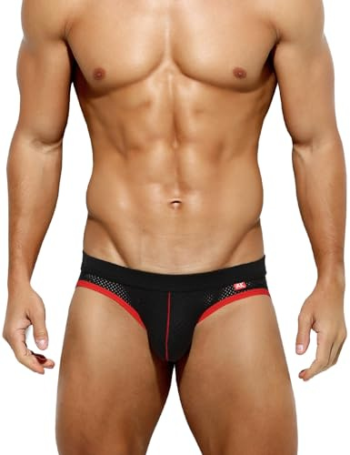 Casey Kevin Jockstrap Herrunderkläder Stringtrosa Herr Trosor Stringtrosa Stringtrosa Manlig Suspension Andningsaktiv Sport, R2-svart, L