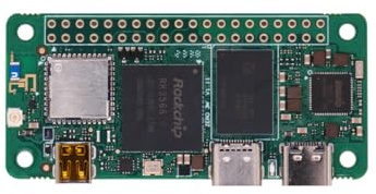 Radxa Zero 3W RK3566 4-core CPU SBC, GPU, NPU, HDMI with 1080P Output, and WiFi 6 & BT 5.4, Single Board Computer (Radxa Zero 3W 2GB Without GPIO)