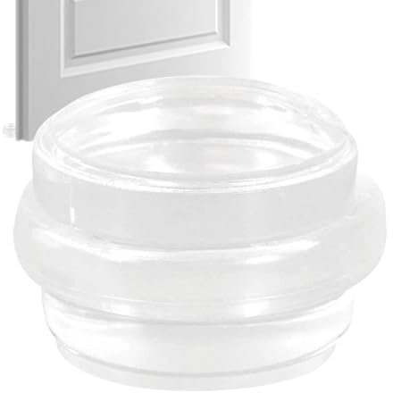 Holdes Türstopper für den Boden, transparenter Türstopper,Boden-Türstopper, selbstklebender Türstopper - Duschtürstopper, freistehender Türdämpfer, Bodenmontage für Zuhause, Schule