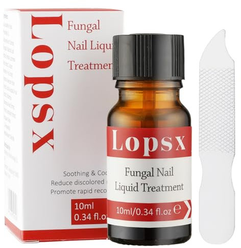Trattamento per Micosi Unghie Piede Lopsx – Antimicotico Unghie Piedi Formula Innovativa e Delicata, Protezione Duratura, Applicazione Facile con Pennello Sottile, 10ml