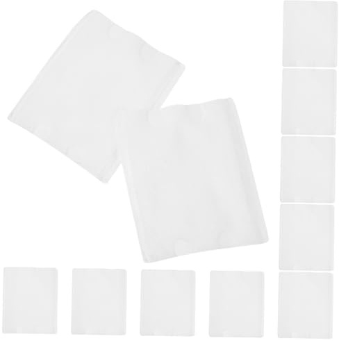 MERRYHAPY 100 Stück Verdickte Wattepads aus Baumwolle Sanfte Abschminkpads für Gesicht und Weiche Makeup Entferner Kissen Praktisches Kosmetiktool Weiß Tragbar und Flexibel